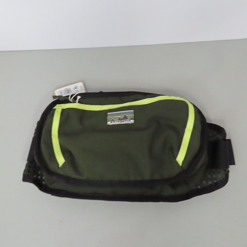 NEW Patagonia Fieldsmith Hip Pack Belt Bag Fanny Pack Pine Green Neon Yellow NWT